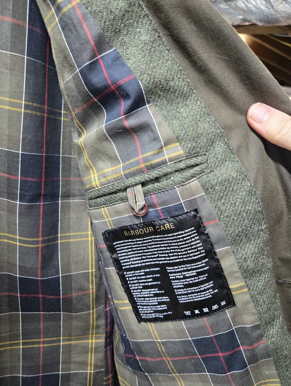 Barbour Waxed Cotton Jacket Dept.B Commander Beacon 007 Skyfall - Picture 5 of 6
